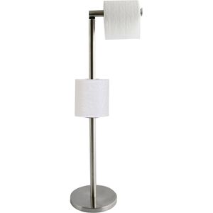 MSV Toilettenpapierhalter 141365, stehend, für 4 Rollen, aus Edelstahl