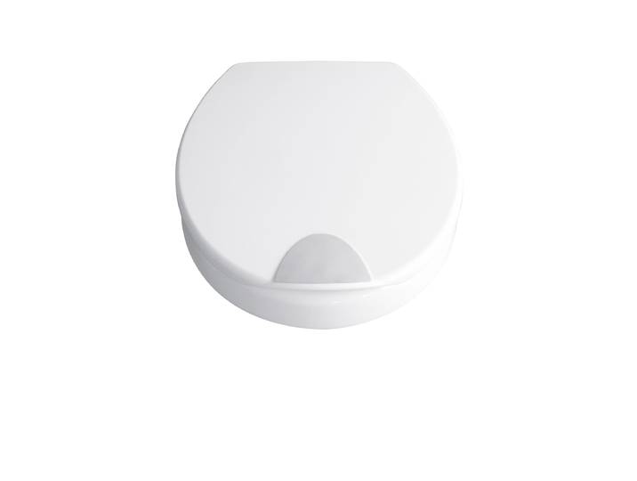WC-Sitz ADOB Mantova , weiß, B:44cm L:37cm, Duroplast, WC-Sitze, WC-Sitz, Mit 5 cm hohem WC Sitz und Absenkautomatik