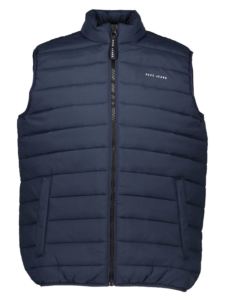 Pepe Jeans Steppweste in Dunkelblau - S