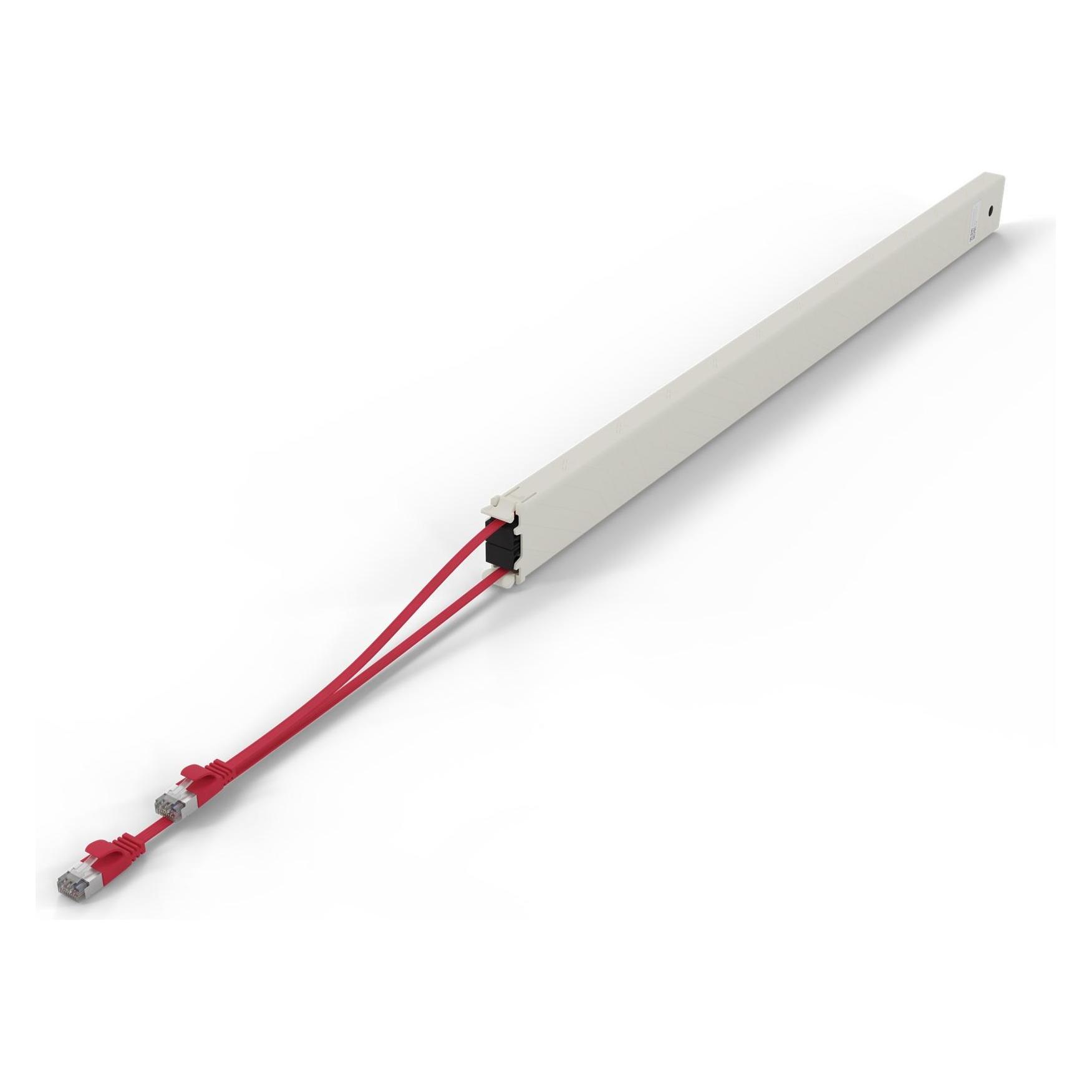 Patchbox one / Cassette / 46RU / Cat 6A, STP, 2.5 m, Rot (STP, U/FTP, CAT6a, 2.50 m) (CONE46STPRD)