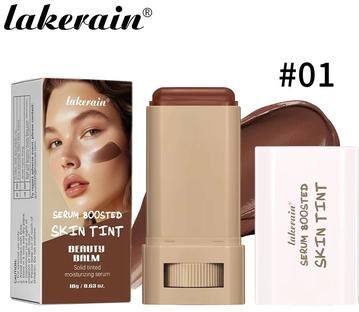 Inspired Finds Serum Boosted Foundation Stick High Coverage, Hydrating Balm Skin Tint For Smooth, Plump & Radiant Finish 1for Oily Skin