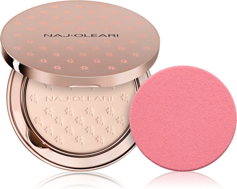 Naj Oleari Silk feel Wet & dry Powder Foundation cushion foundation shade 01 Ivory 9.5 g