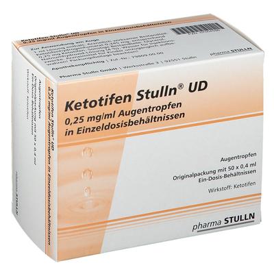 Ketotifen Stulln UD Augentropfen Einzeldosispip. 50x0,4 ml Einzeldosispipetten