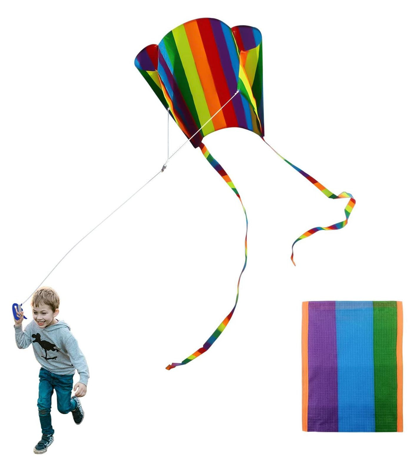 Lustrens Regenboogvlieger voor Kinderen met Lange Staart