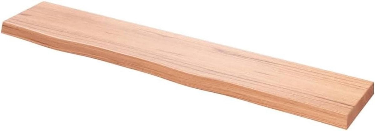 Handgemaakte houten wandplank Drijvendrek - Bruin - 100 cm