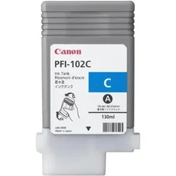Canon, Druckerpatrone, PFI-102C - Original - Cyan - iPF500 - 1 Stück(e) - Tintenstrahldrucker (C)