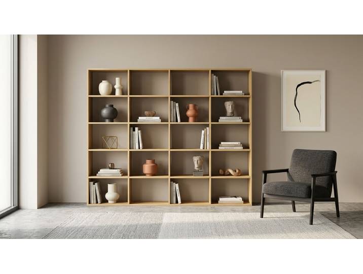 Découvrez nos bibliothèques Placage de bois Chêne huilé