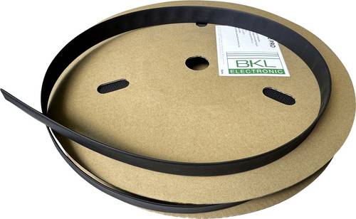 BKL Electronic 074428 Schrumpfschlauch Schwarz 12mm 4mm Schrumpfrate:3:1 50m