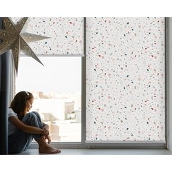 INNENROLLO - Fensterrollo - Rollo - 140x140 cm - Grafische Elemente