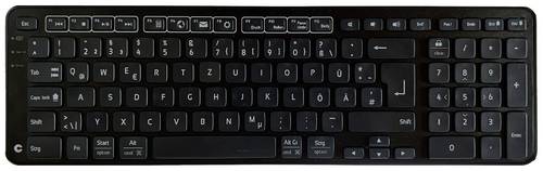 Contour Design Balance Funk Tastatur Deutsch, QWERTZ Schwarz Ergonomisch