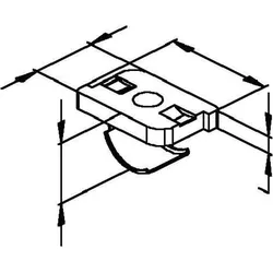 Niedax Gleitmutter GSF 0406 V