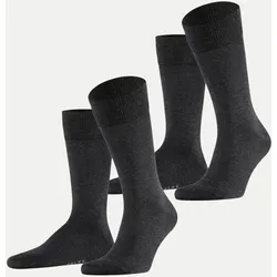 Socken 2er-Pack Schwarz 43-46