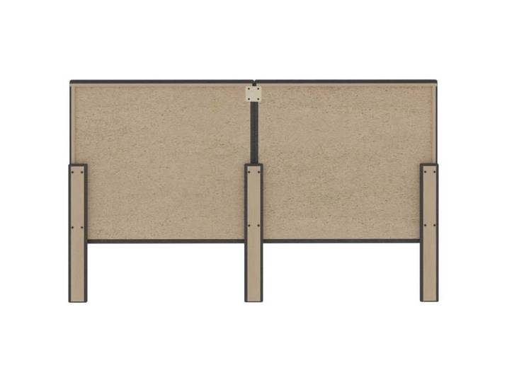 Tête de lit touffetée Gris foncé Tissu 160x200 cm_2 ans garantie_26134