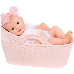 BABY born real Babypuppe Mädchen, sehr heller Hautton, Augen offen
