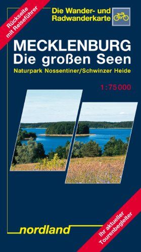 Peter Kast - Nordland Karten, Mecklenburg, die großen Seen (Mecklenburgische Seenplatte) - Preis vom 06.10.2026 07:26:00 h