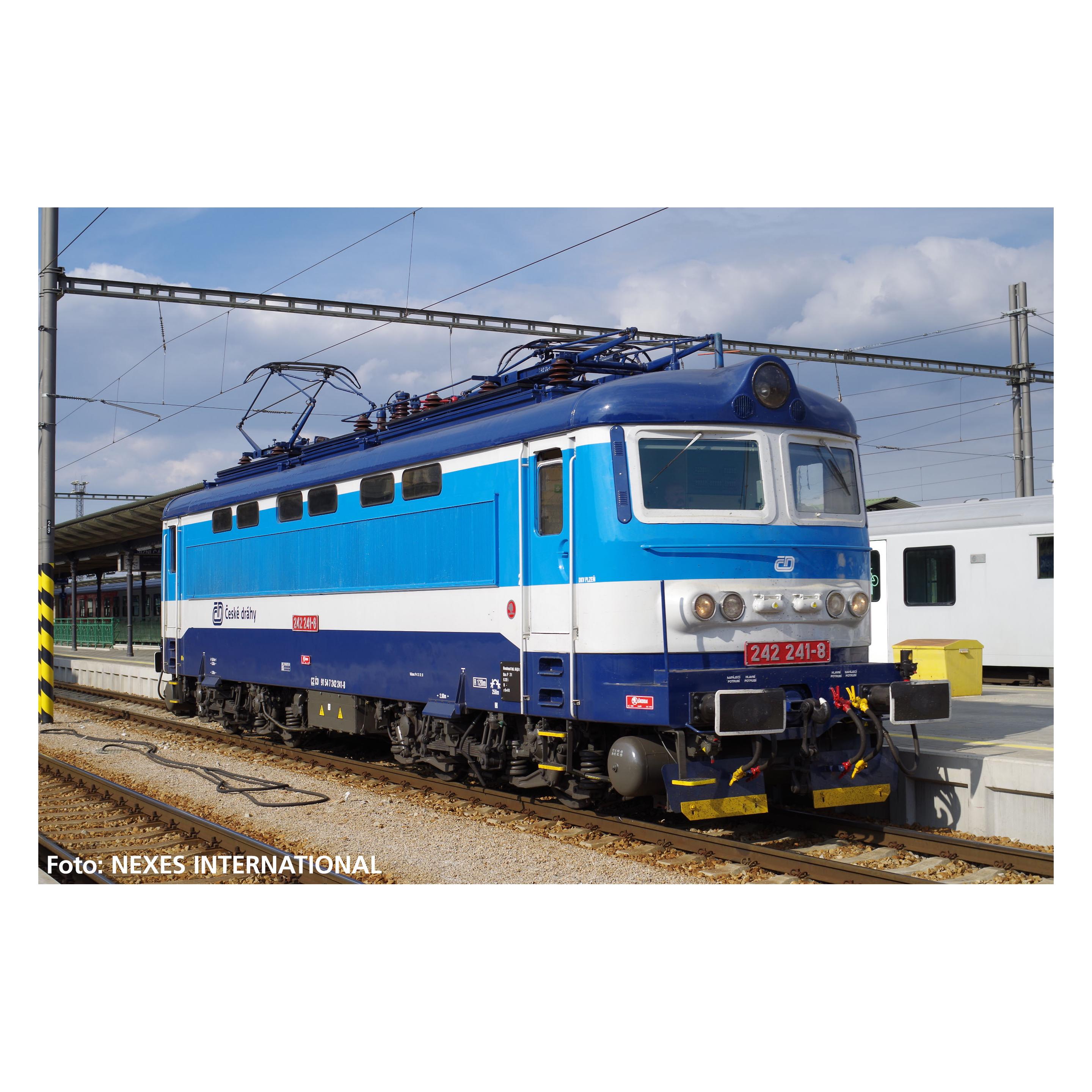 Piko E-Lok Rh 242 CD VI + DSS PluX22 DC (Spur H0) (97410)