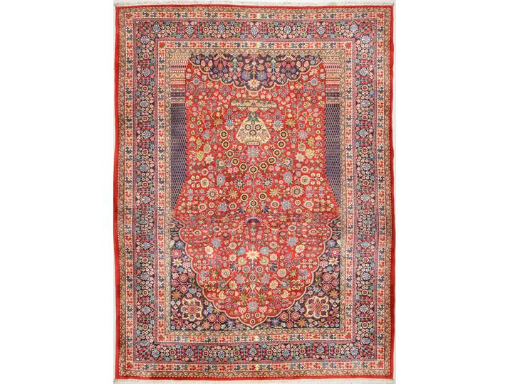 Ghom Teppich 206x299 Handgeknüpft Orientteppich Perserteppich