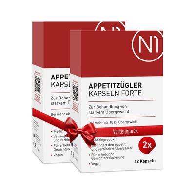 N1 Appetitzügler Kapseln Forte zum Abnehmen x2 2x42 St