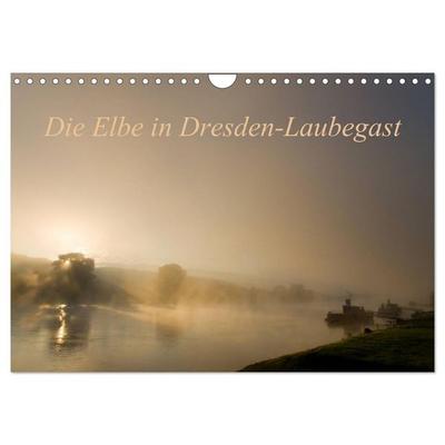 Die Elbe in Dresden-Laubegast (Wandkalender 2026 DIN A4 quer), CALVENDO Monatskalender
