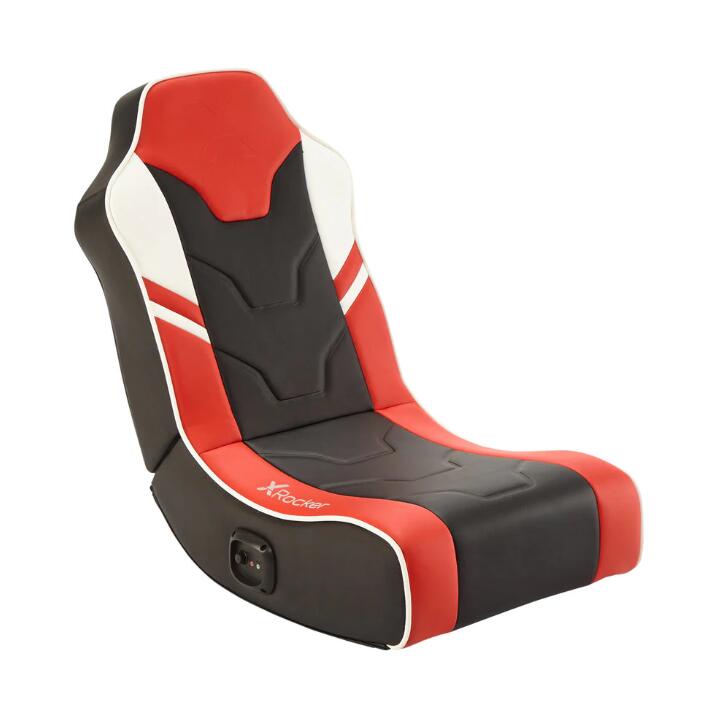 X Rocker Shadow 2.0 Floor Rocker Gaming-Bodensessel für Kinder & Jugendliche mit Audiosystem- schwarz/rot 5121701