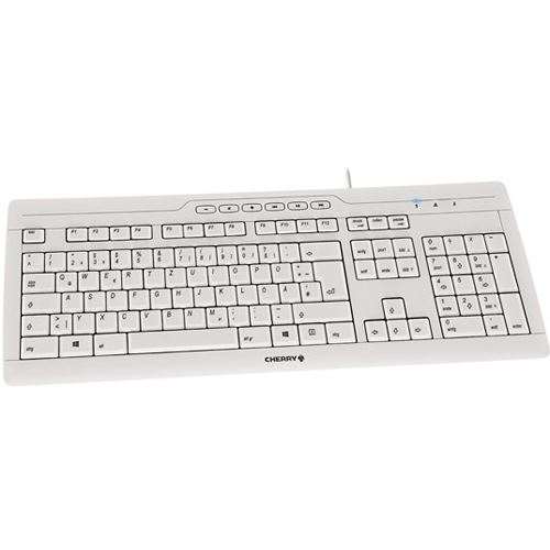 CHERRY STREAM 3.0 USB Schweizer Deutsch grau (kabelgebunden)
