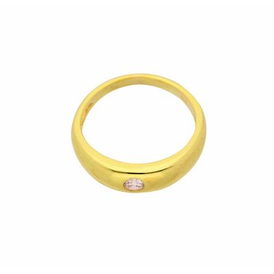 Kettenanhänger ADELIA´S "Anhänger Taufring 585 Gold ( 14K ) mit Zirkonia", gold, Schmuckanhänger, Mädchen, mit Zirkonia, Gold, Kettenanhänger, Goldanhänger Taufring