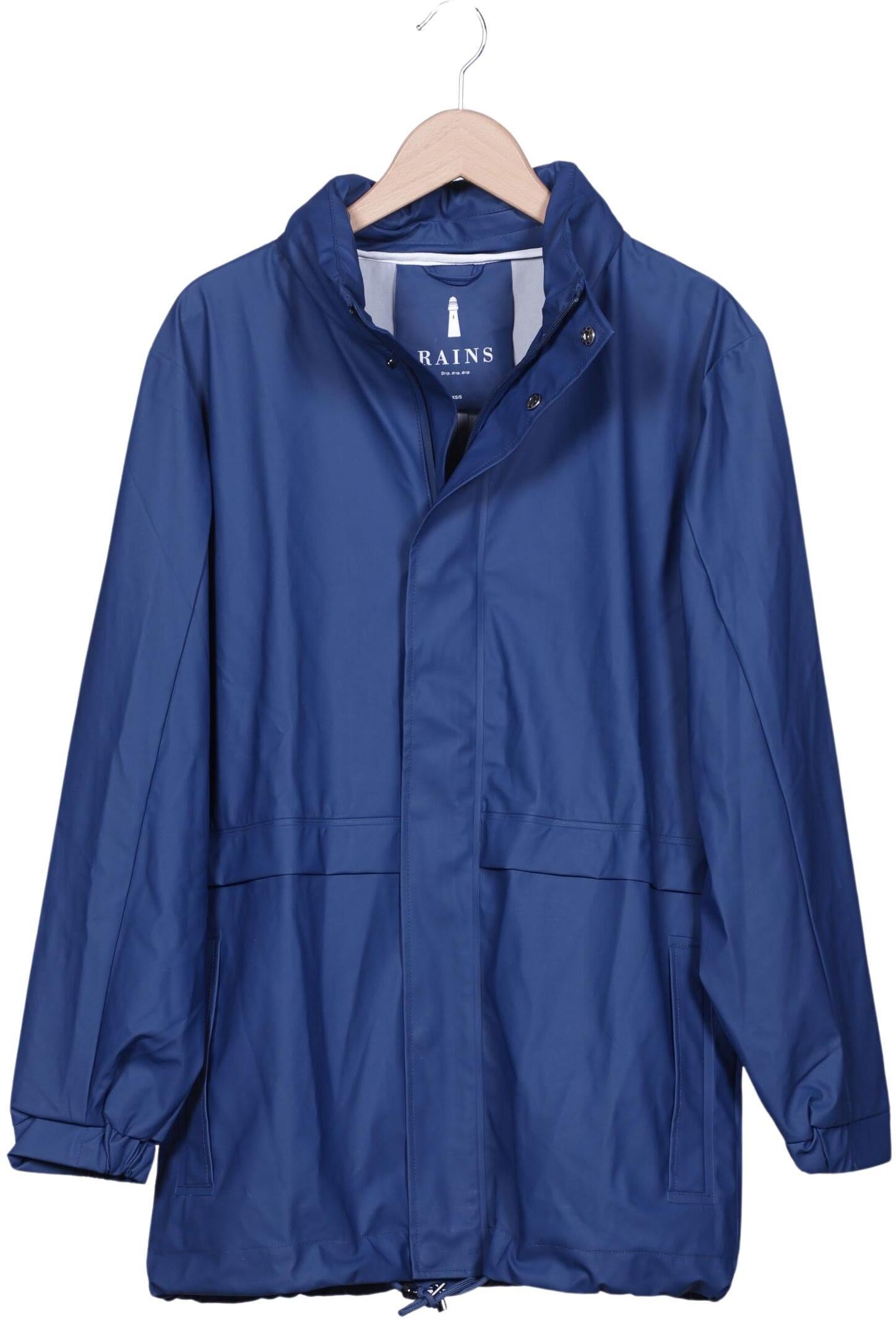 Rains Herren Jacke, Marineblau, Gr. XS, Synthetik - Second Hand