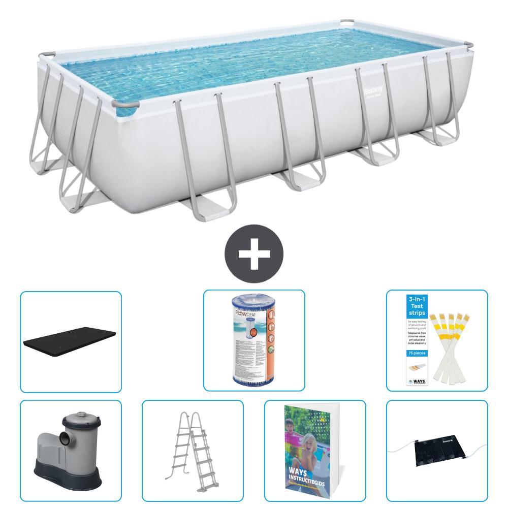 Bestway Power Steel Rechteckig - 549x274x122 cm - 6-teilig S619
