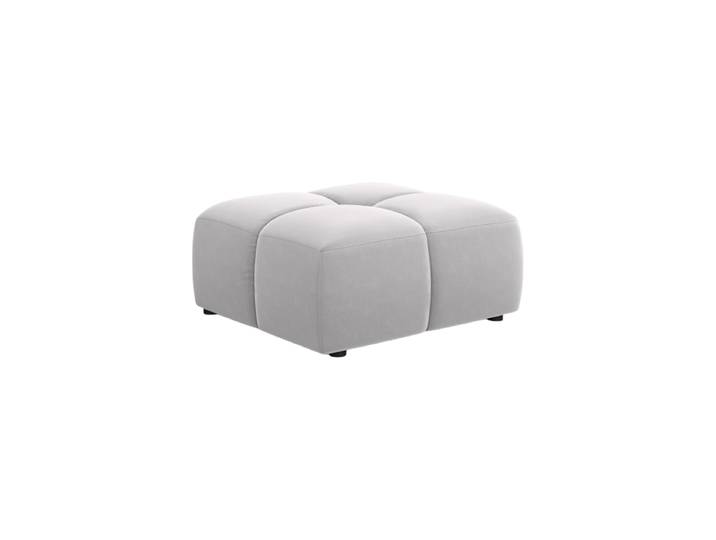 Design Sitzpouf Adams Samt Silver 64 x 64 cm chosen by Bloomingloft