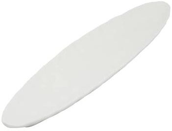 "Red Vanilla Marble Olive Tray 12.25"" x 2.5"" (Set of 3)"