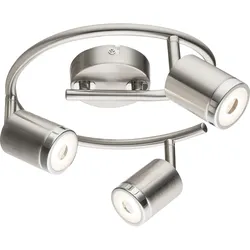 LED Decken Lampe Leuchte Metall Nickel Matt Chrom Spot Wohn Schlaf Zimmer