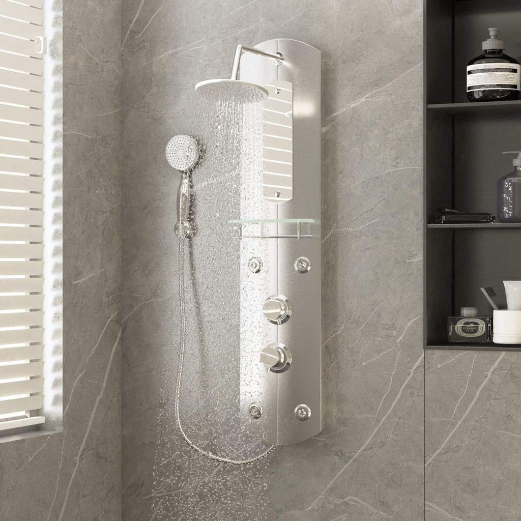 Belfry Bathroom Renton Shower Tower Panel Sliver 110cm H