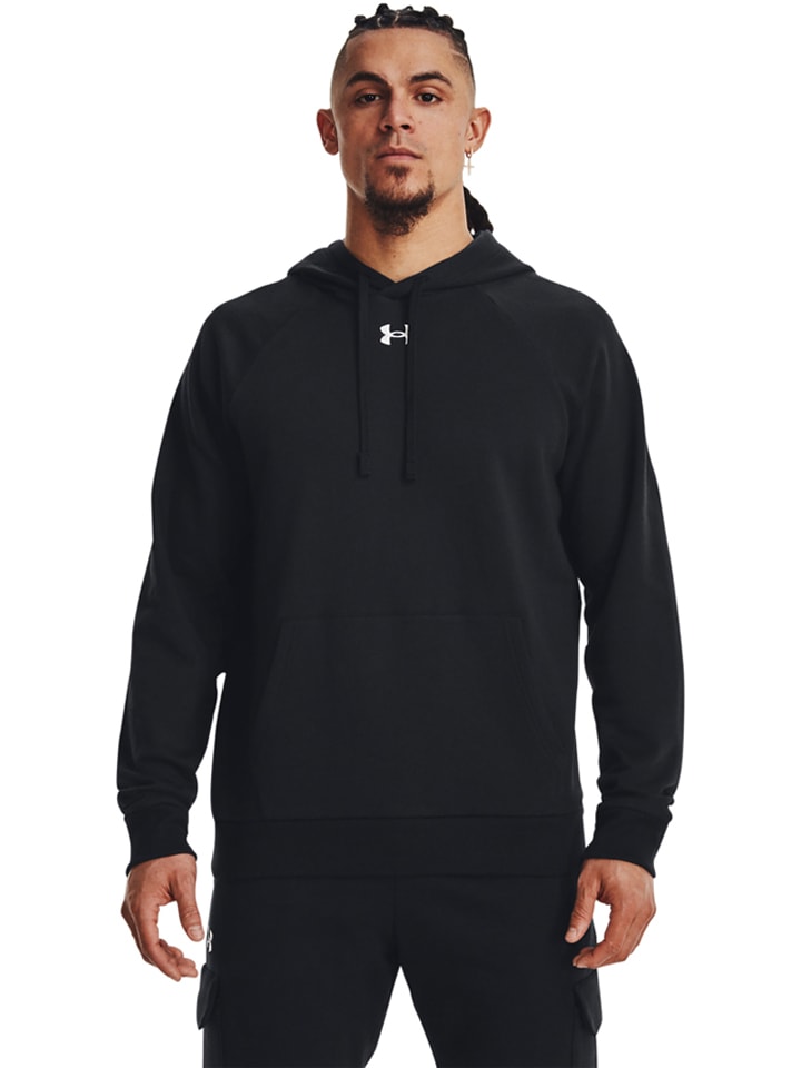 Under Armour Hoodie "Rival" in Schwarz - S