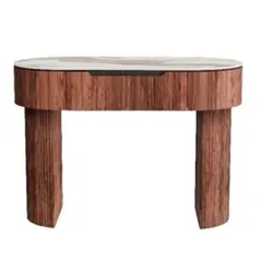 KARE DESIGN Schreibtisch Ruben 71581 Holzoptik Nussbaum