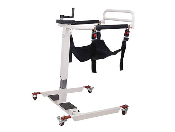esmen Transferrollstuhl Sling Seat Transport-Sessellift, hydraulischer Patienten-Transfer-Lift-Stuhl, Nachttisch-Hebehilfe für das Pflegekrankenhaus Patientenliftmaschine