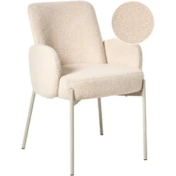 ESSZIMMERSTUHL Bouclé Hellbeige Magee