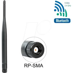 DELOCK 88397 - WLAN Antenne, RP-SMA