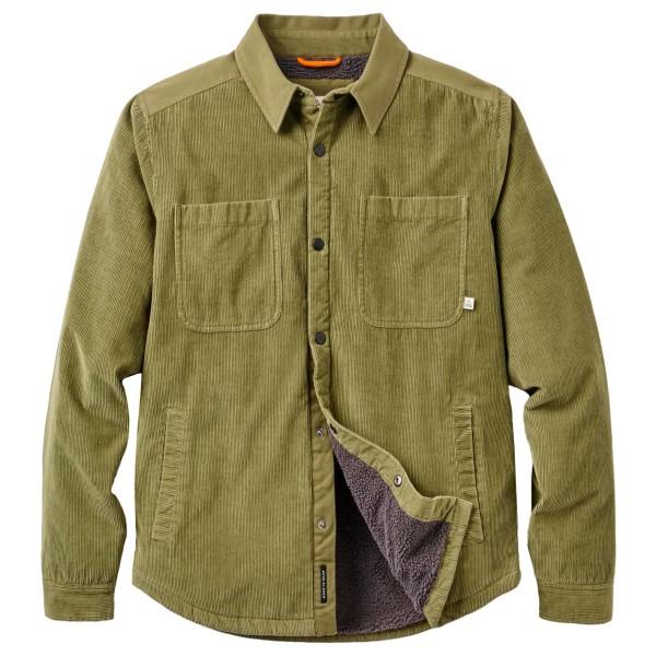 Passenger - Kodiak 3.0 Sherpa Lined Cord Overshirt - Hemd Gr L oliv