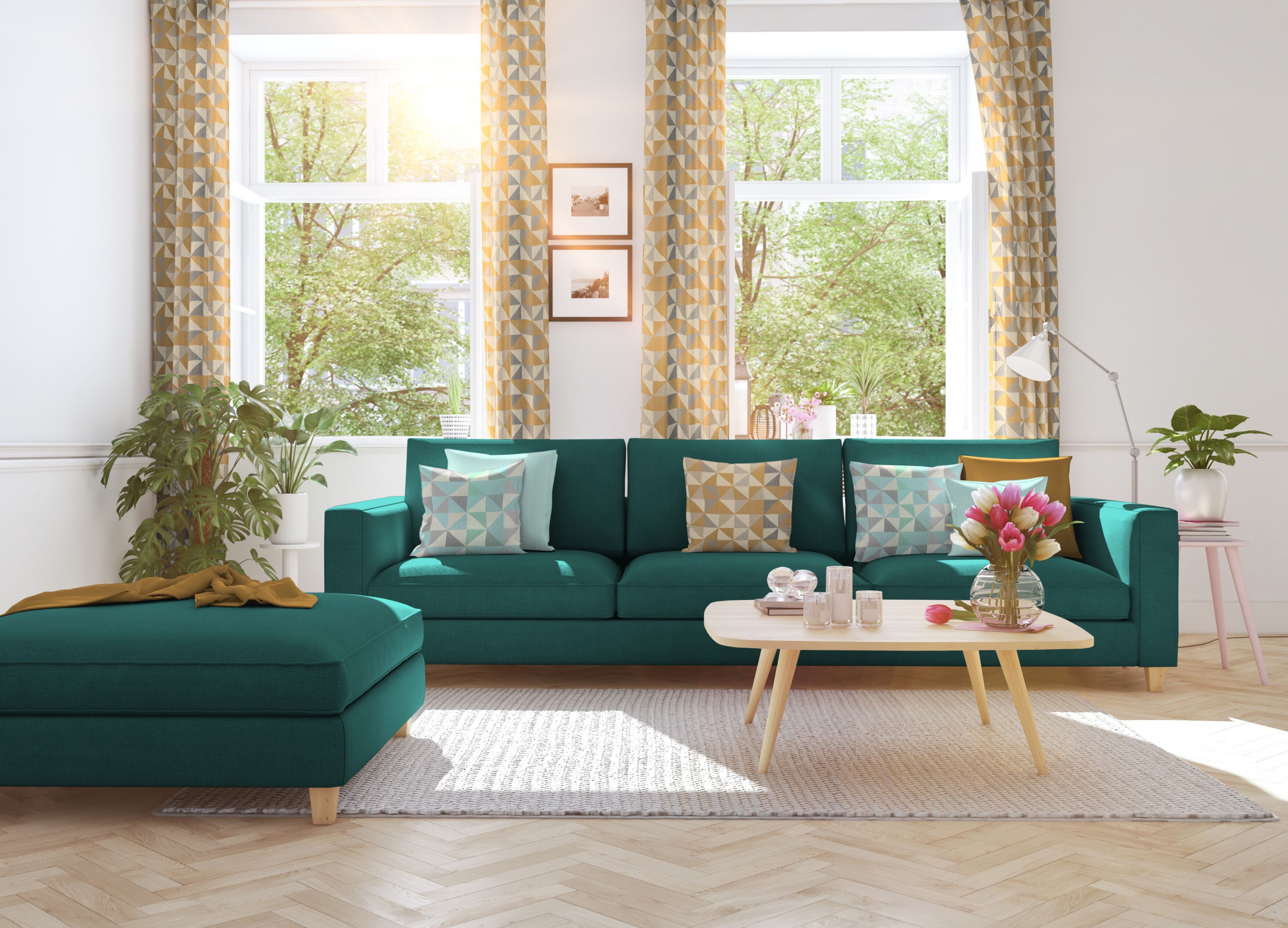 Vorhang ADAM "Bio Bel" Gr. 4, gelb (natur, grau, curry), B:142cm H:245cm, Jacquard, Baumwolle, Gardinen, aus 100% Bio-Baumwolle