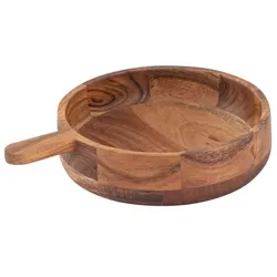 Amagohome Holzpfanne Deko Pfanne Masterbox 6-teilig Holz 32x25cm Schale Akazie massiv