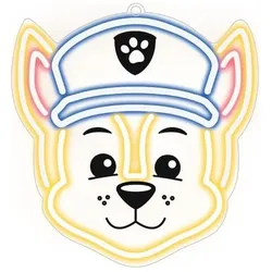 Private, Nachtlicht, Hängende Neon LED Paw Patrol auf Plexiglas - Chase OW-130346