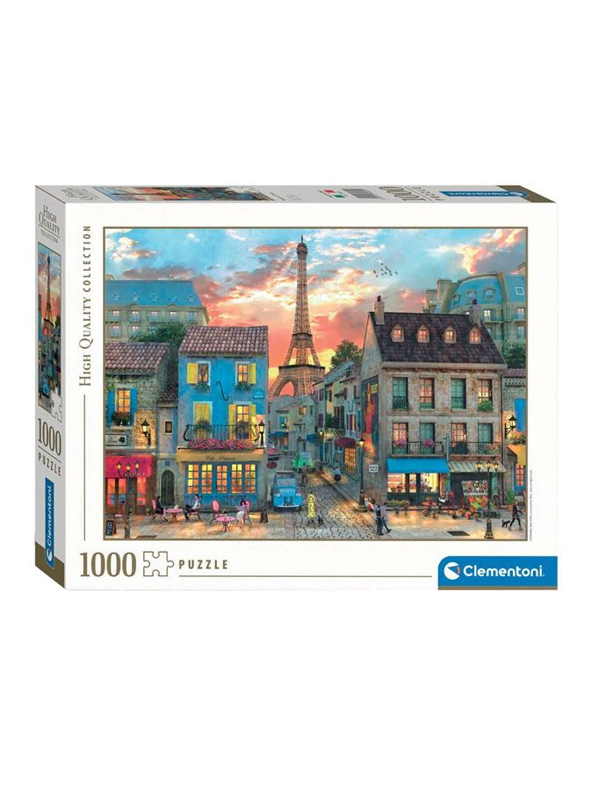 Clementoni Puzzle HQC Streets of Paris, 1000 Teile