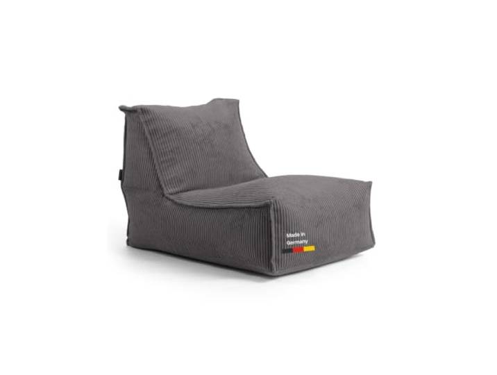 mokebo Sitzsack 'Doze' Sessel in Cord Anthrazit Bean Bag Made in Germany