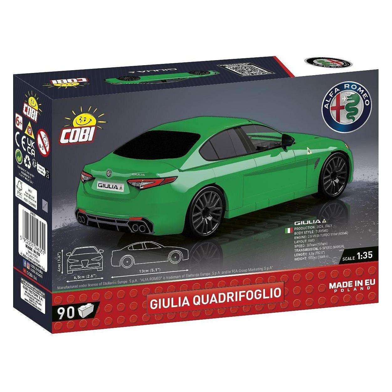 Cobi 24605 - 100 PCS 'ALFA ROMEO /24605/ GULIA QUADRIFOGLIO (COBI-24605)