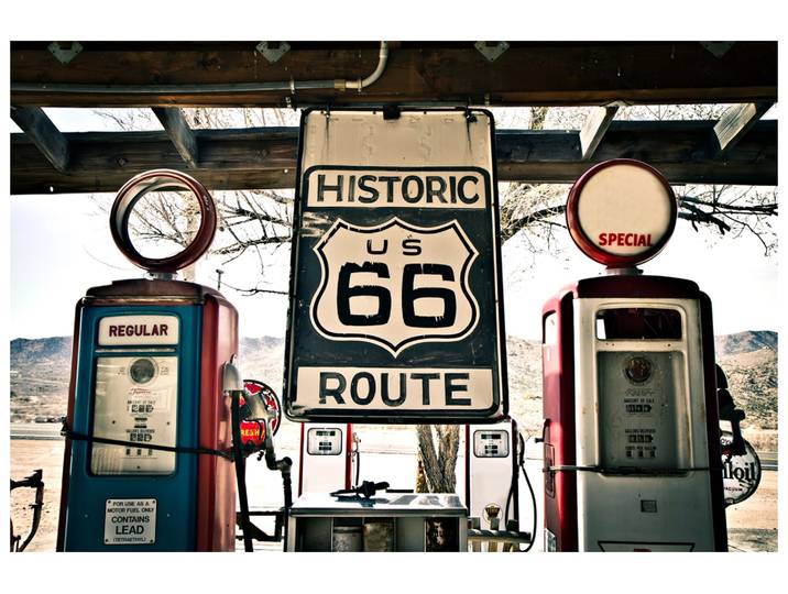 Canvas Route 66 image LAND