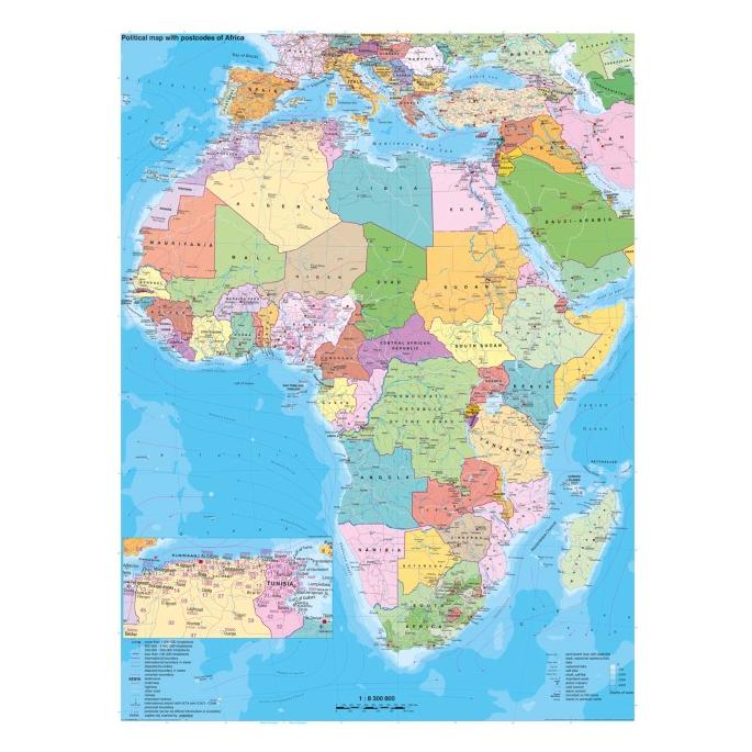 Stiefel Wandktn.Gross. Afrika,politisch (41246856)