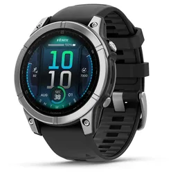 GARMIN fenix E Smartwatch 47 mm, schwarz, silber