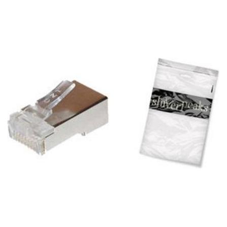 Shiverpeaks BASIC-S Modular-Stecker RJ45, geschirmt 8-polig, 8 Kontakte belegt, vergoldete Kontakte, im (BS72052-100)