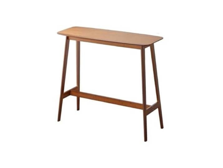 wD7rE5bm6z Bartisch Moderner Esstisch mit hohen Beinen for die Küche, einfacher Stehtisch aus Holz for den Balkon oder die Freizeit(Mittel)