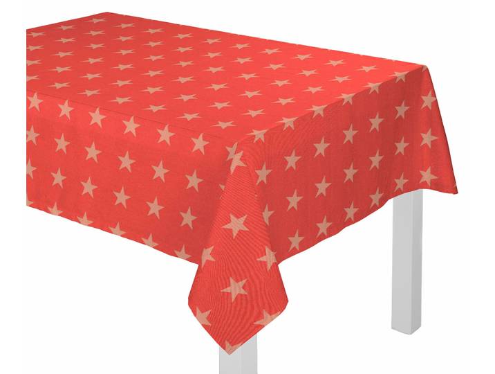 Tischdecke WIRTH Felino Gr. 1, rot, B:85cm L:85cm, Baumwolle, Polyester, Tischdecken, Tischdecke